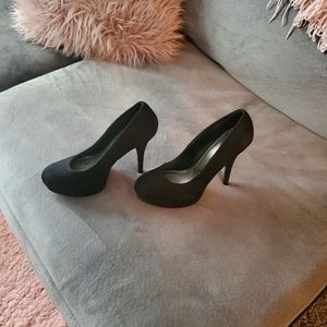 Velvet Black Stilettos